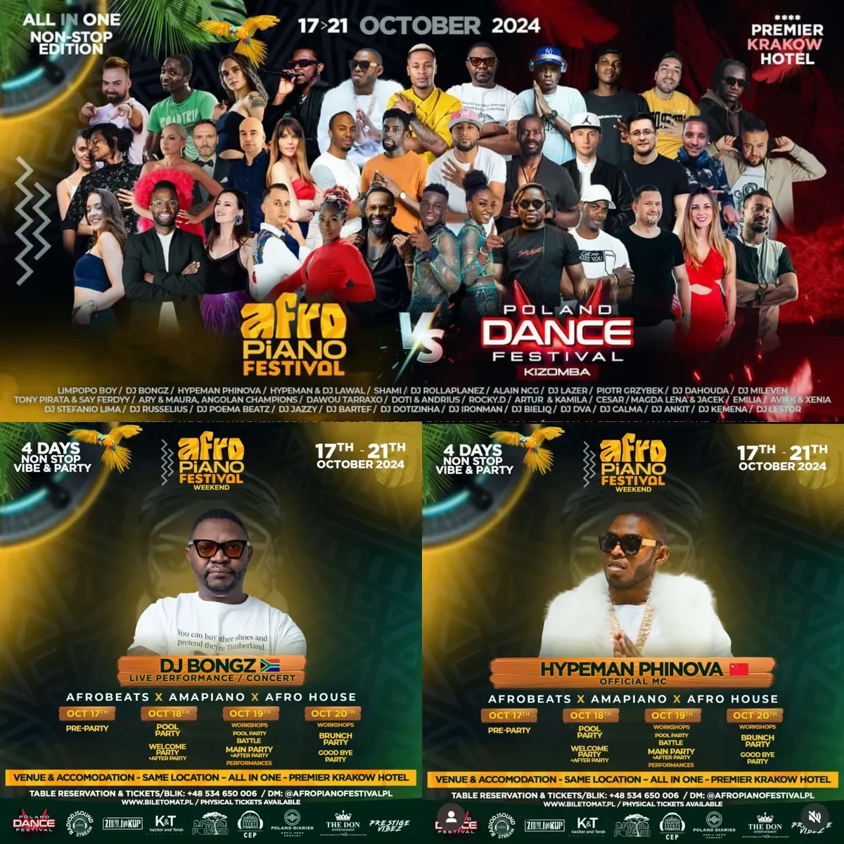 Afro Piano Festival vs Poland Dance Festival